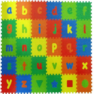 

Kiddy 26Pcs Alphabet (A-Z) Puzzle Mat & 2 Shapes PMS-9008(28 Pieces)