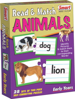

Smart Read & Match Animals(56 Pieces)