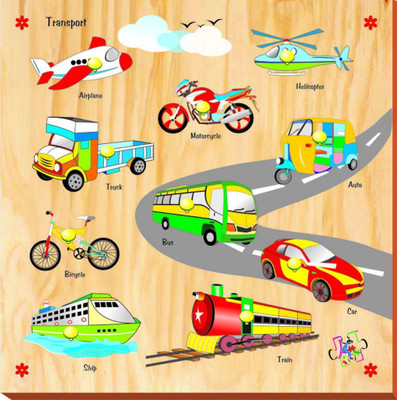 

Instabuyz Creative Pictured Transportation with Knobs (10 Pieces)(10 Pieces)