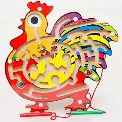 

Muwanzi Multicolor Wooden Magnetic Maze Labyrinth(1 Pieces)