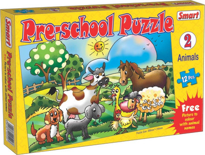 

Smart Pre - School Puzzle - 2(12 Pieces)