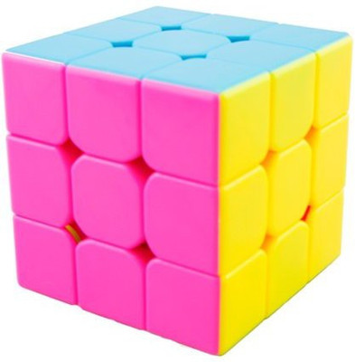 

MoYu Hualong 3X3X3 Speed Cube Stickerless Pink(1 Pieces)