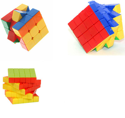 

Montez Magic Rubik Stickerless Cube Puzzle [3x3 + 4x4 & 5x5] set of 3(3 Pieces)