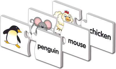 

The Learning Journey Match It! Animal Words(60 Pieces)