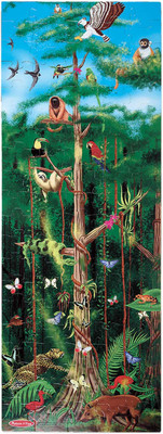 

Melissa & Doug Rain Forest Floor Puzzle(100 Pieces)