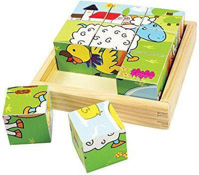 

Bigjigs Toys Bj536 Animal Cube Puzzle(1 Pieces)