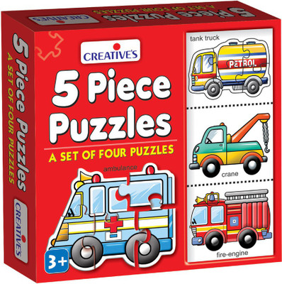 

Creatives 5 Piece Puzzles(20 Pieces)