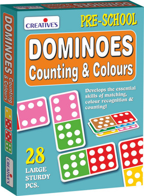 

Creative Educational Aids Dominoes - Counting & Colours(28 Pieces)