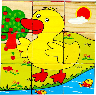 

Montez Animal Block Wooden Puzzle(9 Pieces)