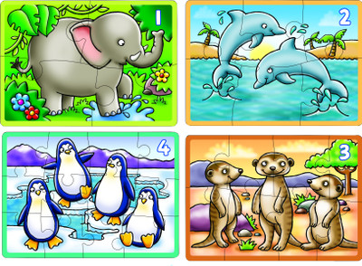

Orchard Toys Animals Four in a Box(30 Pieces)