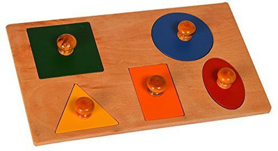 

Kidken Montessori Five Shape Toddler Puzzle(1 Pieces)
