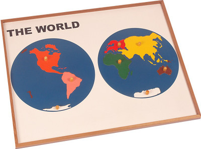 

Kidken Montessori Map Puzzle: World(1 Pieces)