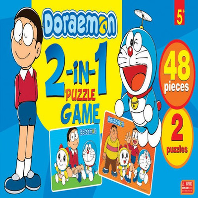 

BPI DORAEMON 2 IN 1 PUZZLE GAME-4626---(48 Pieces)