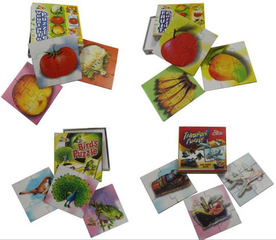 

Tipi Tipi Tap Cardboard Puzzle For Kids (Twelve Puzzles)(6 Pieces)