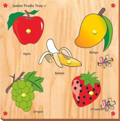 

Kinder Creative Junior Fruits with Knobs(5 Pieces)