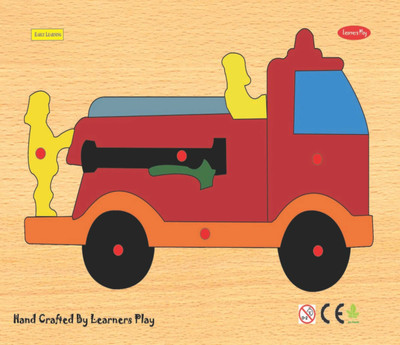 6% OFF on Learners Play Fire Truck Knob Puzzle(5 Pieces)