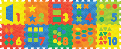 

Sunta 12 (10mm) - Number/Shape Puzzle mats(10 Pieces)