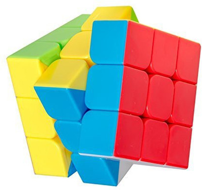 

Skrabi Stickerless Rubiks Cube 3X3(1 Pieces)
