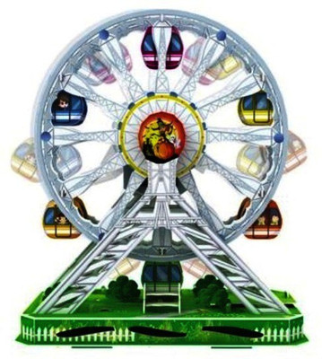 

Webby Ferris Wheel 3D DIY Paper Jigsaw Puzzle With Light and Music(86 Pieces)