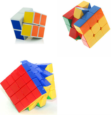 

Montez Magic Rubik Cube Puzzle Brainstorming Game [ Shengshou 2x2 +3x3 & 4x4] set of 3(3 Pieces)