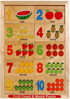 

Tomafo Fruit Count & Match Puzzle(1 Pieces)