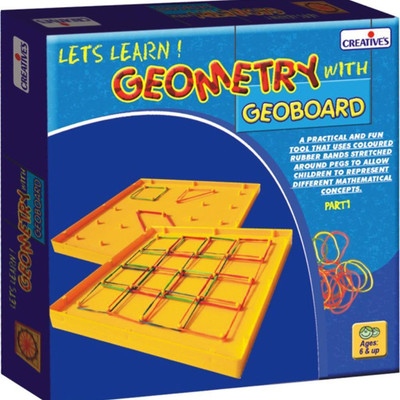 

Creative Educational Aids Geometry with Geoboard(33 Pieces)