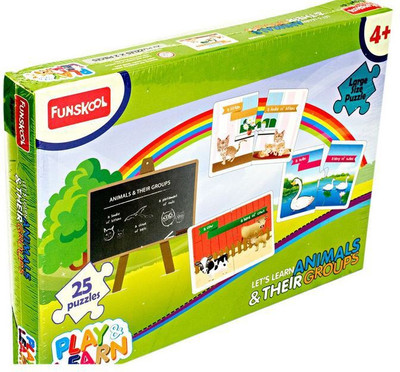 

Funskool Let'S Learn Animals & Their Groups(25 Pieces)