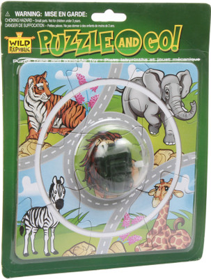 

Wild Republic Blst Puzzle Track Car Animal(9 Pieces)