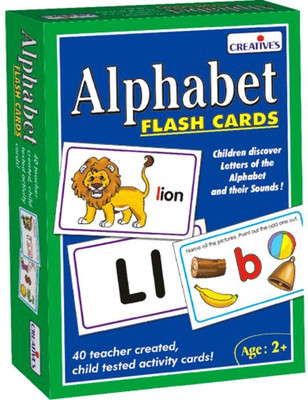 

Creatives Alphabet Flash Cards(40 Pieces)