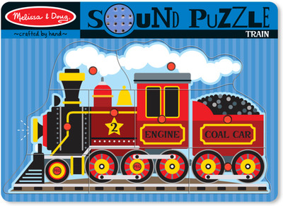 

Melissa & Doug Train Sound Puzzle(9 Pieces)