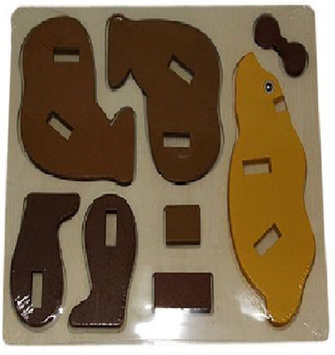 

Mamaboo 3D Animal Puzzle Bear Brown - 8 Pieces(8 Pieces)
