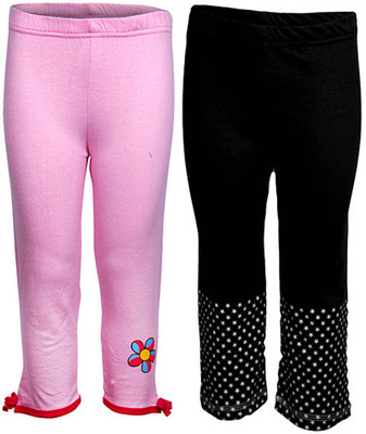 

Goodway Regular Fit Girls Pink, Black Trousers