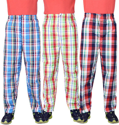 

Belmarsh Men Pyjama(Pack of 3, Carrot black;red green;red turquoise