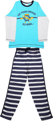

FS Mini Klub Boys T-shirt and Pyjama Set Pyjama, Peacock blue