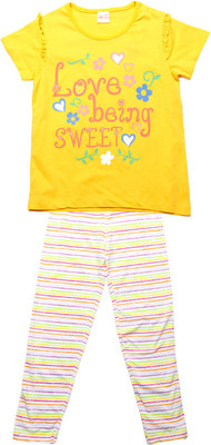 

FS Mini Klub Girls Pyjama, Yellow