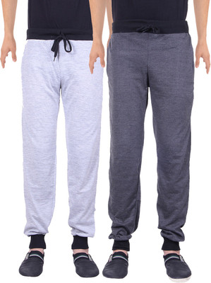 

Gag Wear Solid Men's Multicolor Track Pants, Dark grey;light grey