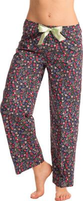 

PrettySecrets Women's Nightwear Pyjama(Pack of 1), Blue;floral