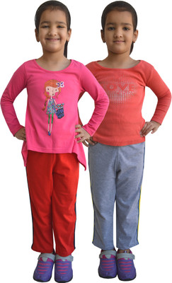 

Shaun Girls Pyjama, Grey;red