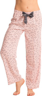 

PrettySecrets Women's Nightwear Pyjama(Pack of 1), Floral;pink