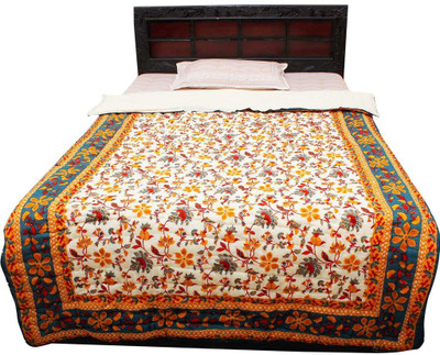 

Halowishes Floral  Comforter(Cotton, Multicolor
