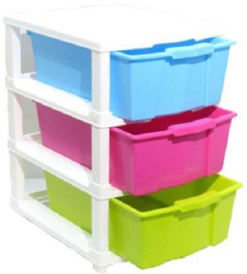 Aristo Houseware Plastic Wall Shelf(Number of Shelves - 3)