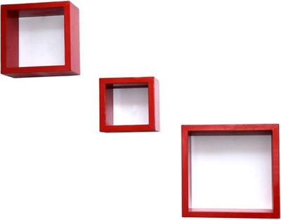 

Craftatoz Wooden Wall Shelf(Number of Shelves - 3)
