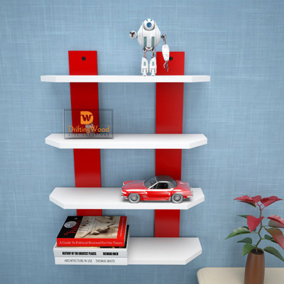 DriftingWood Ladder Shape Mounted 4 Tier Rack Shelves/Shelf High Quality Wooden Home Decor Wall Shelf Wooden Wall Shelf(Number of Shelves - 4, Pink, Black) DriftingWood Ladder Shape Mounted 4 Tier Rack Shelves/Shelf High Quality Wooden Home Decor Wall Shelf Wooden Wall Shelf(Number of Shelves - 4, Pink, Black)