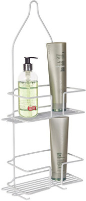 

Howards Powder Coated Two Shelf Shower Caddy -White Steel Wall Shelf(Number of Shelves - 2, White)