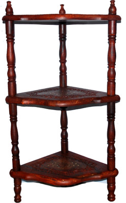 

Indoart Wooden Wall Shelf(Number of Shelves - 3, Brown)
