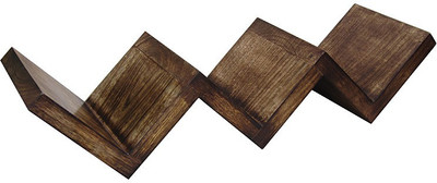 

Zuniq Wooden Wall Shelf(Number of Shelves - 3, Brown)