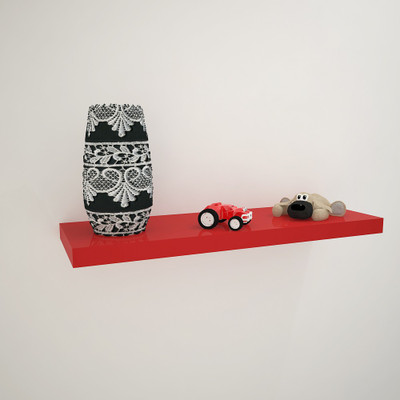 

Decoration Shop Floating (30 x 10) MDF Wall Shelf(Number of Shelves - 1, Red)