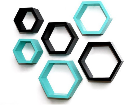 

Craftatoz Wooden Wall Shelf(Number of Shelves - 6)