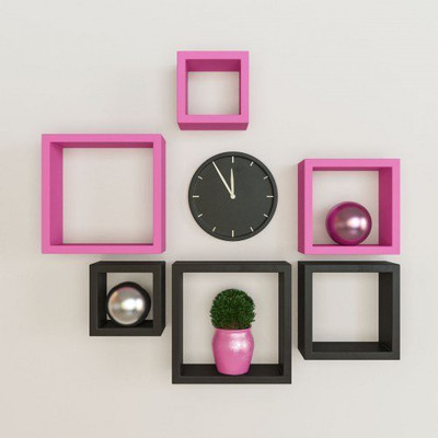 

Desi Karigar MDF Wall Shelf(Number of Shelves - 6)