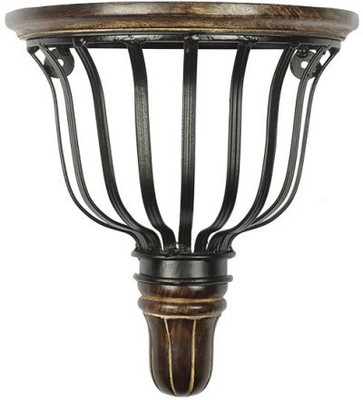 

Onlineshoppee Solid Wood Open Book Shelf(Finish Color - Walnut Brown)